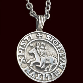 Knights Templar Cross Pendant, Silver, 4 x 3 cm, 11 g, Art. 297 - Bricks Masons