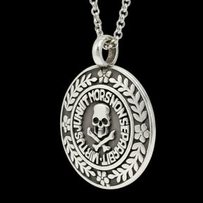 Masonic Virtus Junxit Pendant 4 X 3 Cm In Silver 12 Gr Art 303 - Bricks Masons