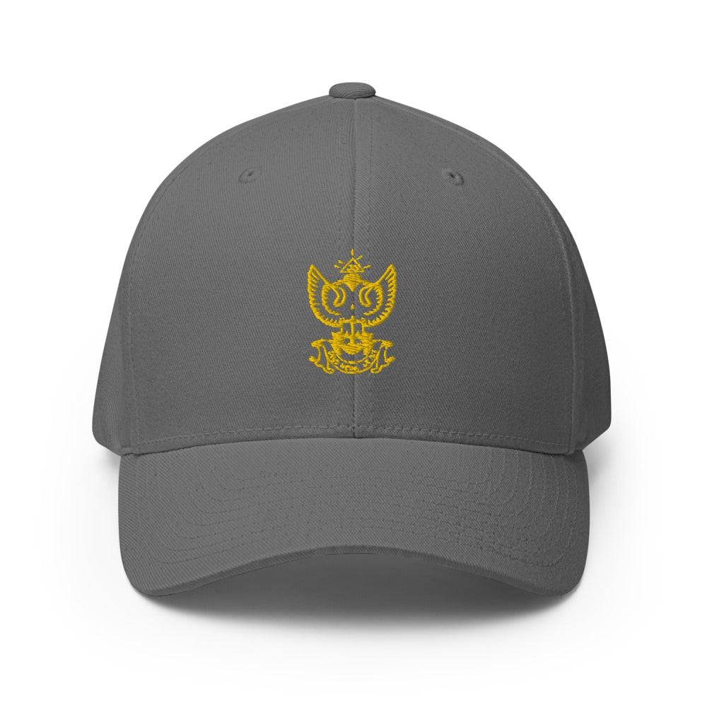 33rd Degree Scottish Rite Baseball Cap -Wings Up Golden Embroidery - Bricks Masons