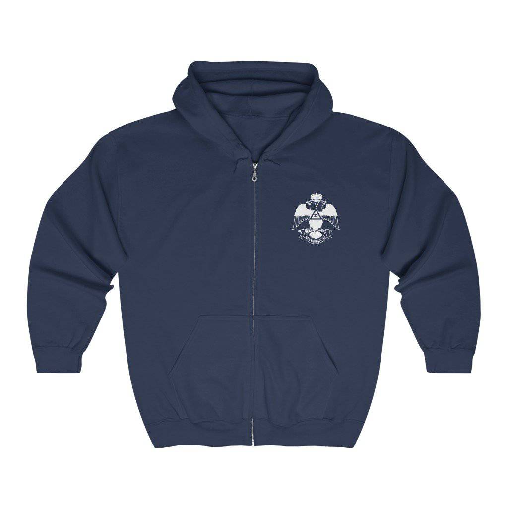 33rd Degree Scottish Rite Hoodie - Wings Down Various Colors - Bricks Masons
