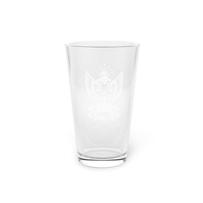 33rd Degree Scottish Rite Pint Glass - Wings Up 16oz - Bricks Masons