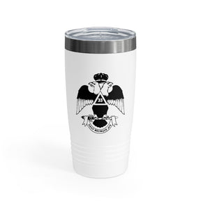 33rd Degree Scottish Rite Ringneck Tumbler - Wings Down Various Colors - Bricks Masons