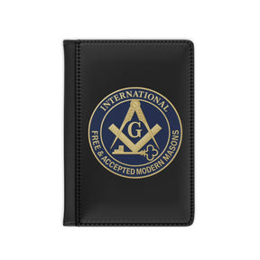 International Masons Passport Cover - Free & Accepted Masons PU Leather - Bricks Masons