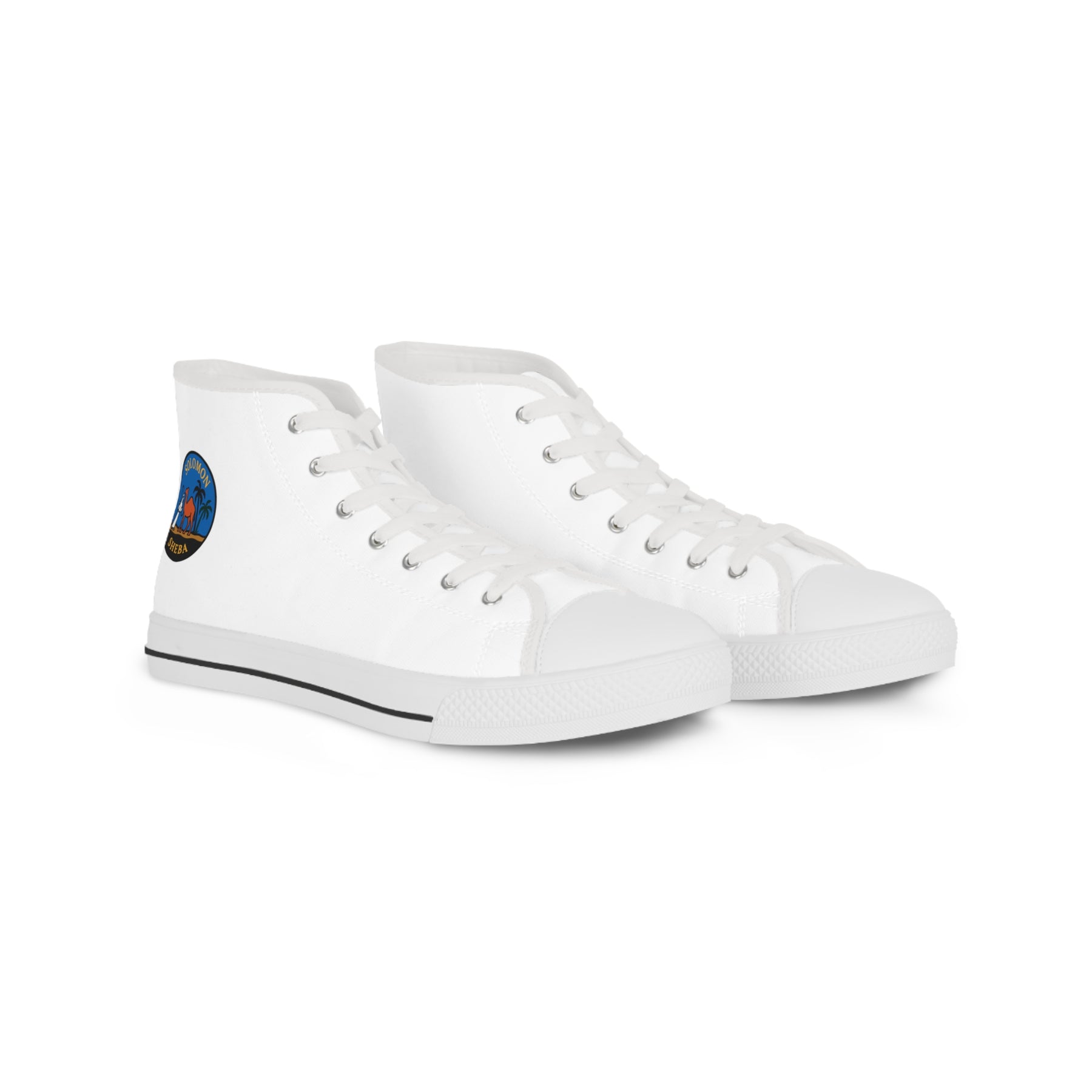 Queen of the South Sneaker - High Top Black & White - Bricks Masons