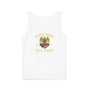 Master Mason Blue Lodge Tank Top - Personalizable Veteran Mason - Bricks Masons