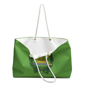 Order of the Amaranth Travel Bag - Green Spun Polyester Weekender Bag - Bricks Masons