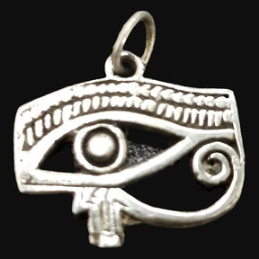 Egyptian Eye of Horus Pendant in Silver 2 cm 3 g Art 427 - Bricks Masons