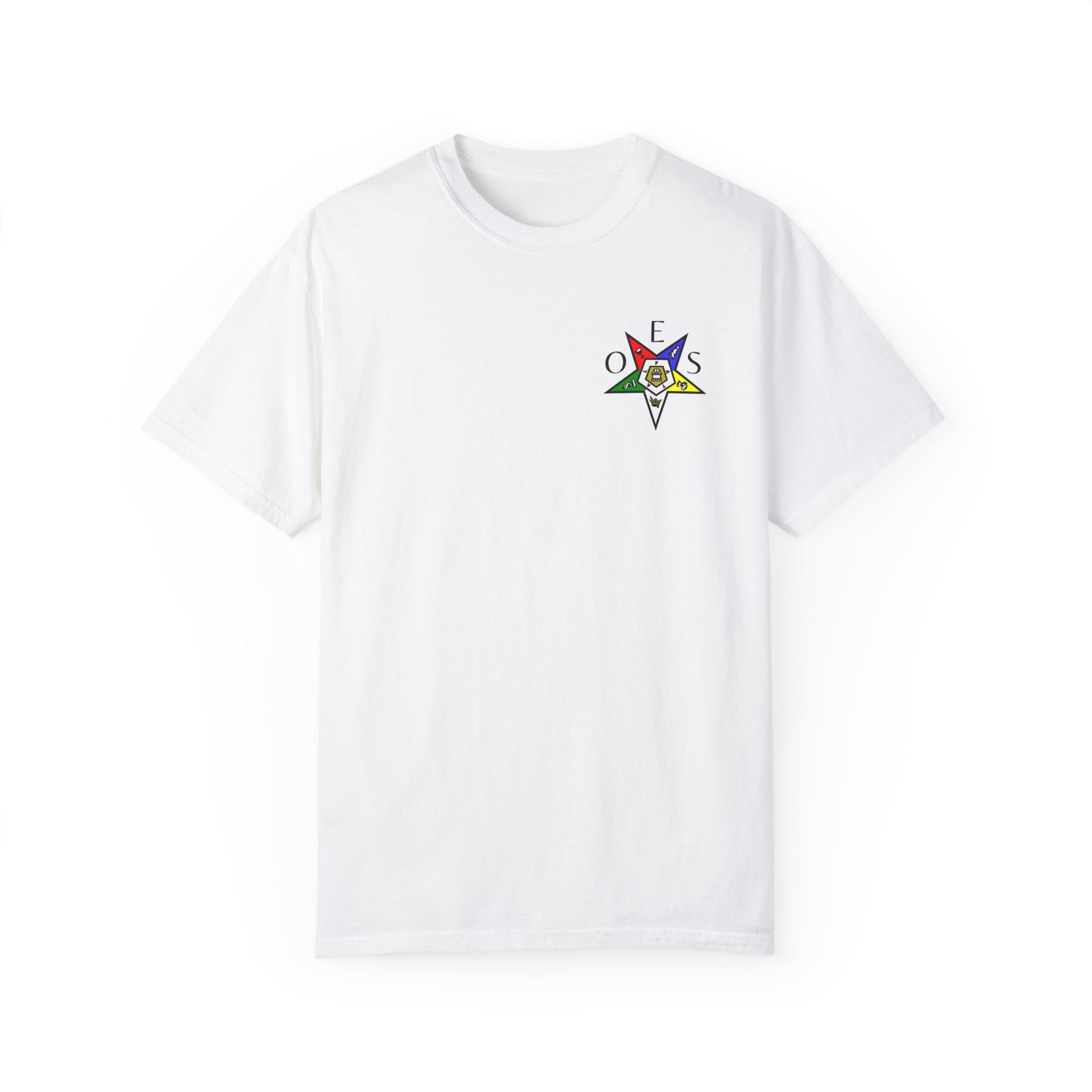 OES T-Shirt - Garment-Dyed Tee OES Star Various Colors - Bricks Masons
