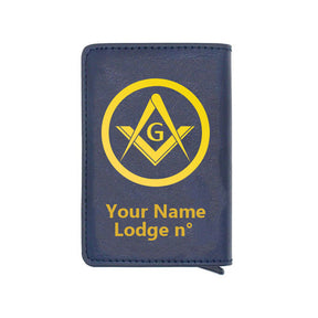 Master Mason Blue Lodge Wallet - Various Colors - Bricks Masons