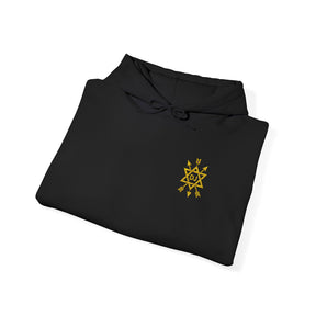 Order of the Secret Monitor Hoodie - Heavy Blend Embroidered Chest Detail - Bricks Masons