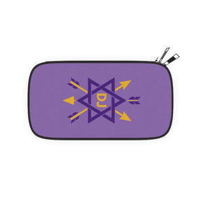 Order of the Secret Monitor Passport Wallet - Purple With Shoulder & Wrist Strap - Bricks Masons