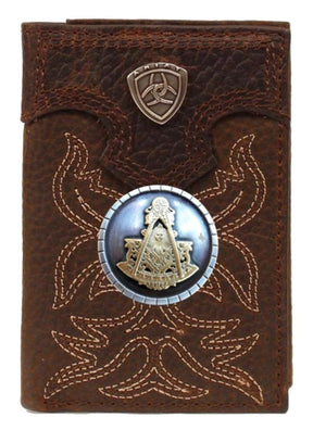 Past Master Blue Lodge Wallet - Ariat Long Length