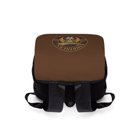 Shriners Backpack - Brown With Multiple Compartments - Bricks Masons