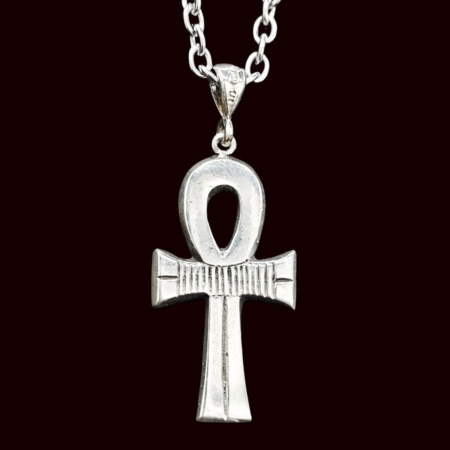 Ankh Cross of Life Pendant in Silver 5 x 2.5 cm 7 g Art 618 - Bricks Masons