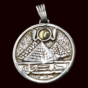 Egyptian Pyramid Pendant in Silver 4 x 3 cm 9 g Art 622 - Bricks Masons