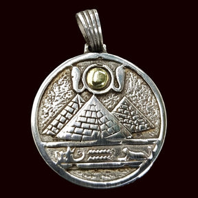 Egyptian Pyramid Pendant in Silver 4 x 3 cm 9 g Art 622 - Bricks Masons