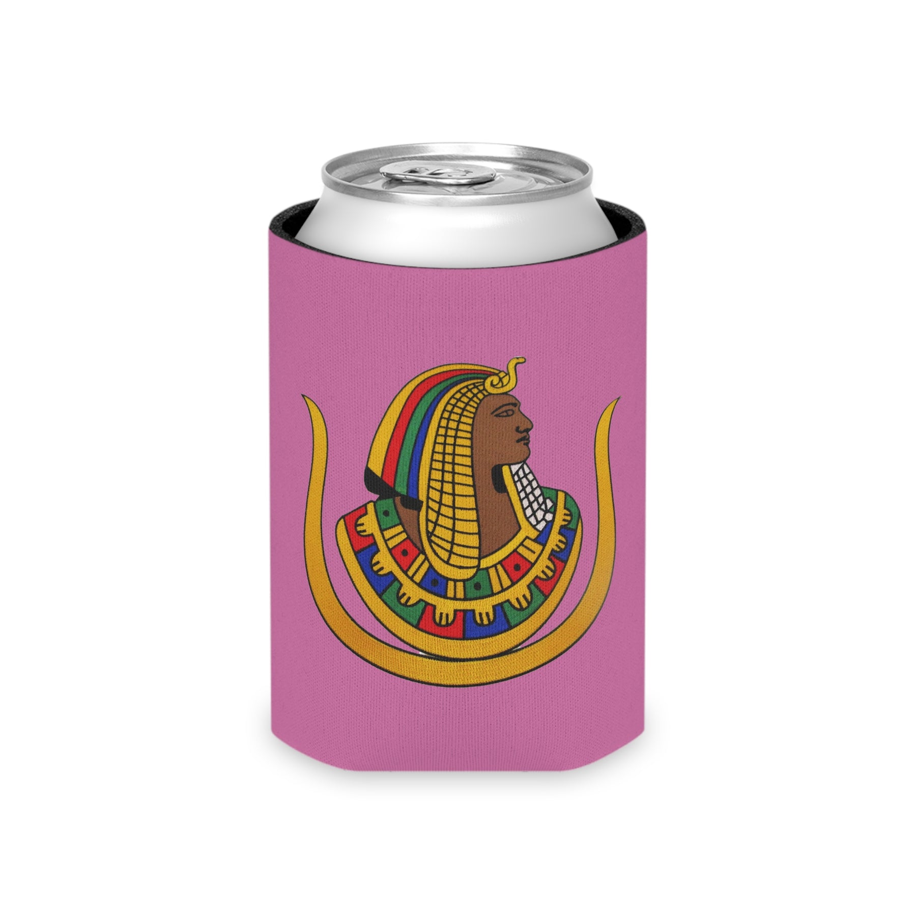 DOI Can Cooler - Pink Polyester Exterior - Bricks Masons