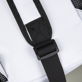 International Masons Crossbody Bag - White & Blue Adjustable Strap Nylon - Bricks Masons