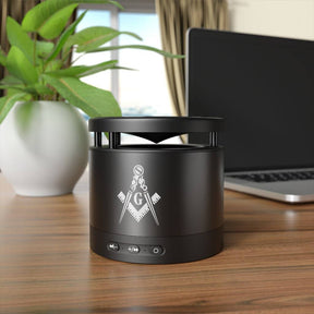 Master Mason Blue Lodge Speaker - Black with Square & Compass G