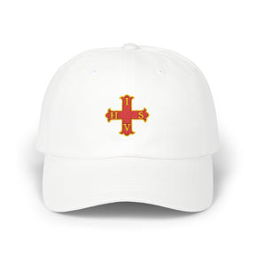 Red Cross of Constantine Baseball Cap - Cotton Various Colors - Bricks Masons