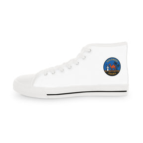 Queen of the South Sneaker - High Top Black & White - Bricks Masons