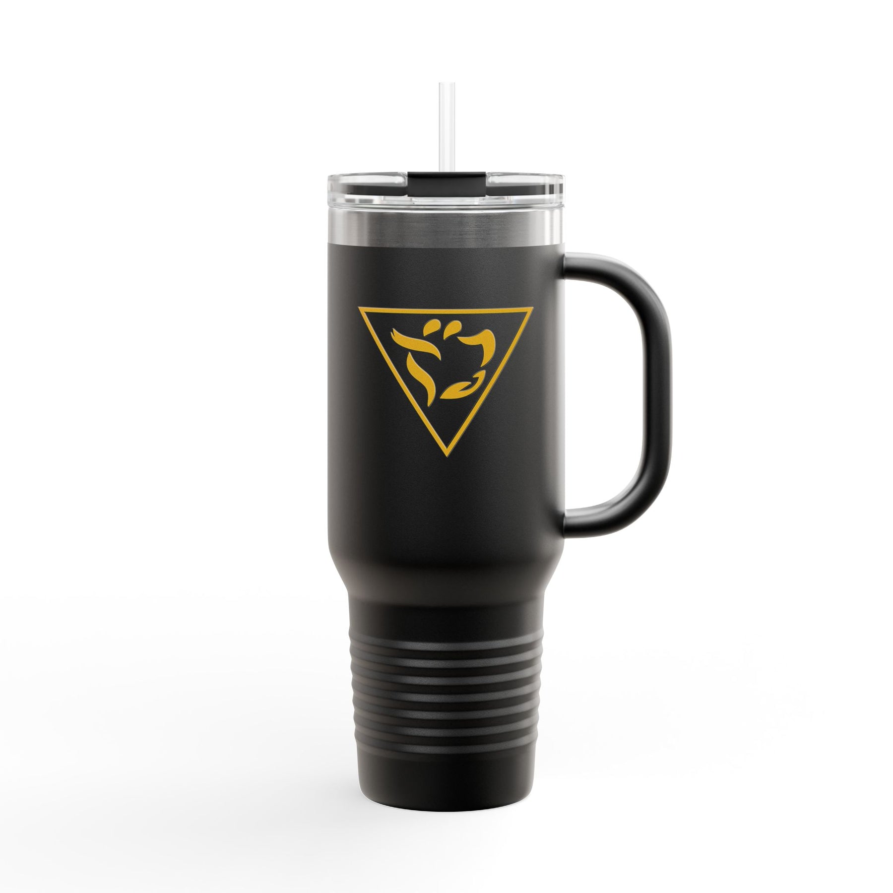 Grand Tiler of Solomon Ringneck Tumbler - White Stainless Steel & Insulated 40oz - Bricks Masons