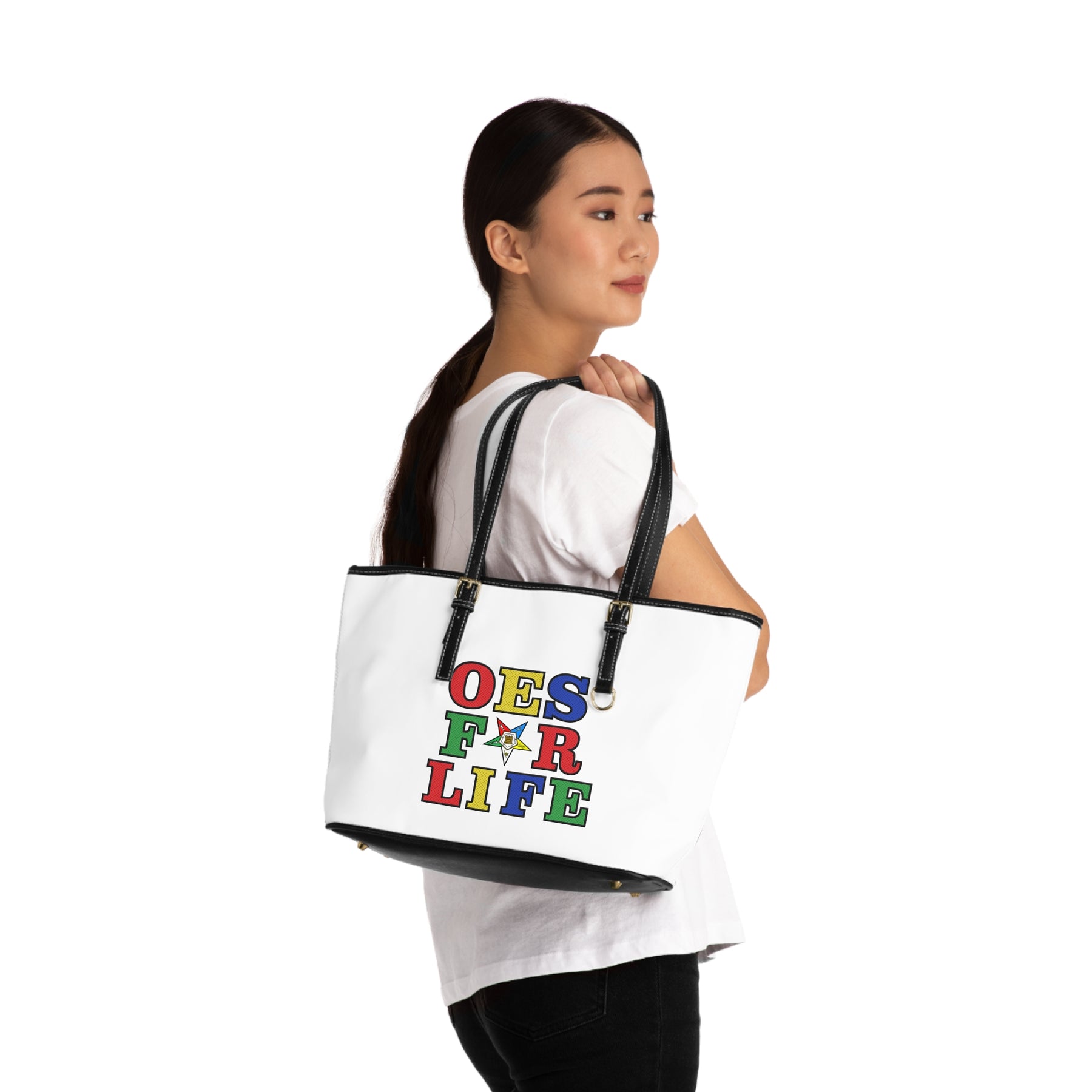 OES Handbag - OES For Life PU Leather - Bricks Masons