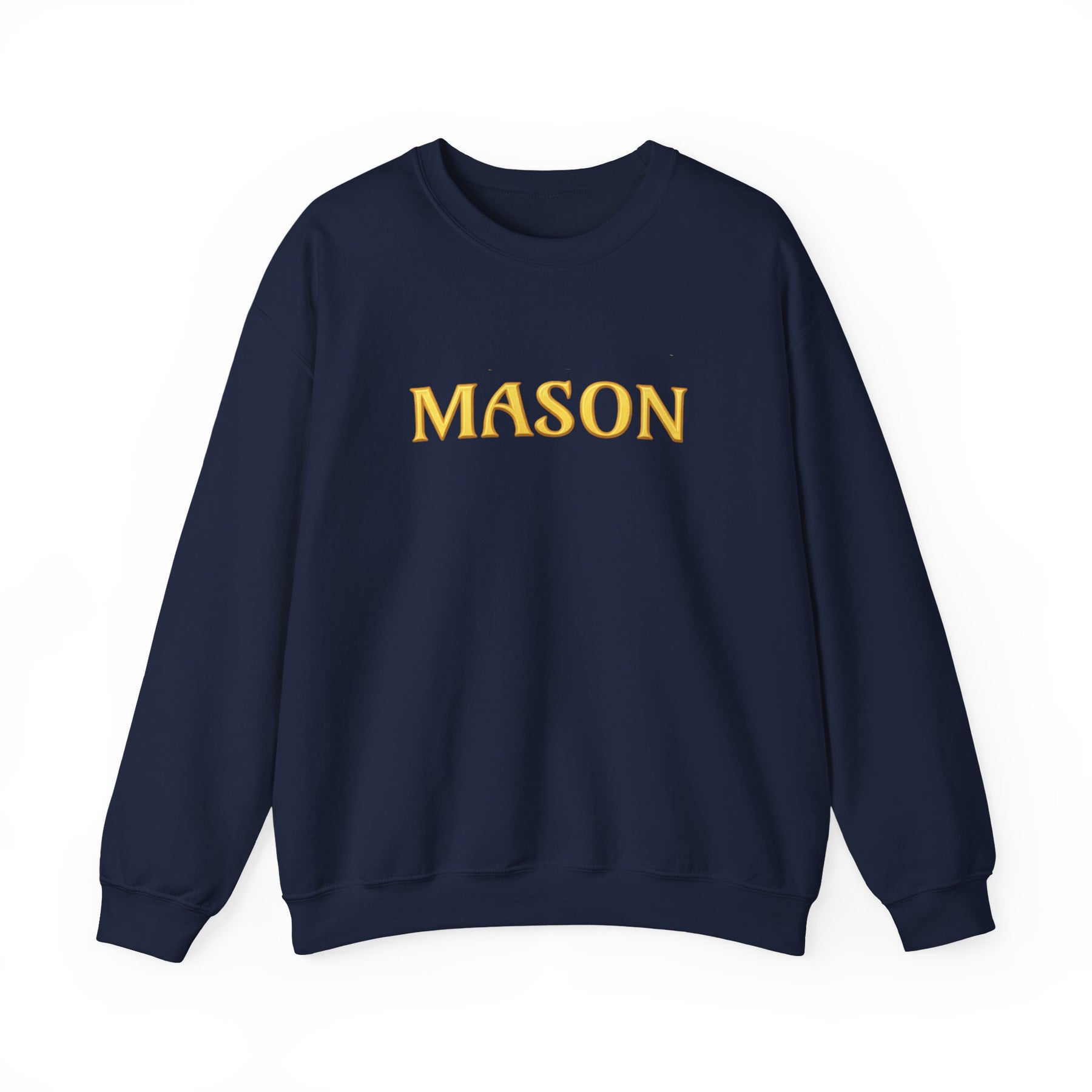 Master Mason Blue Lodge Sweatshirt - Mason S&C G with Twin Pillars
