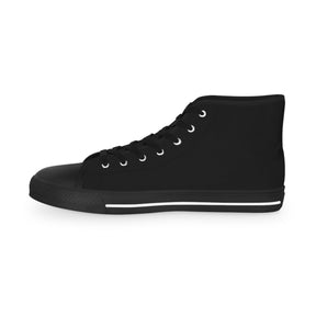 Red Cross of Babylone Sneaker - High Top Black & White Gold & Green Emblem - Bricks Masons