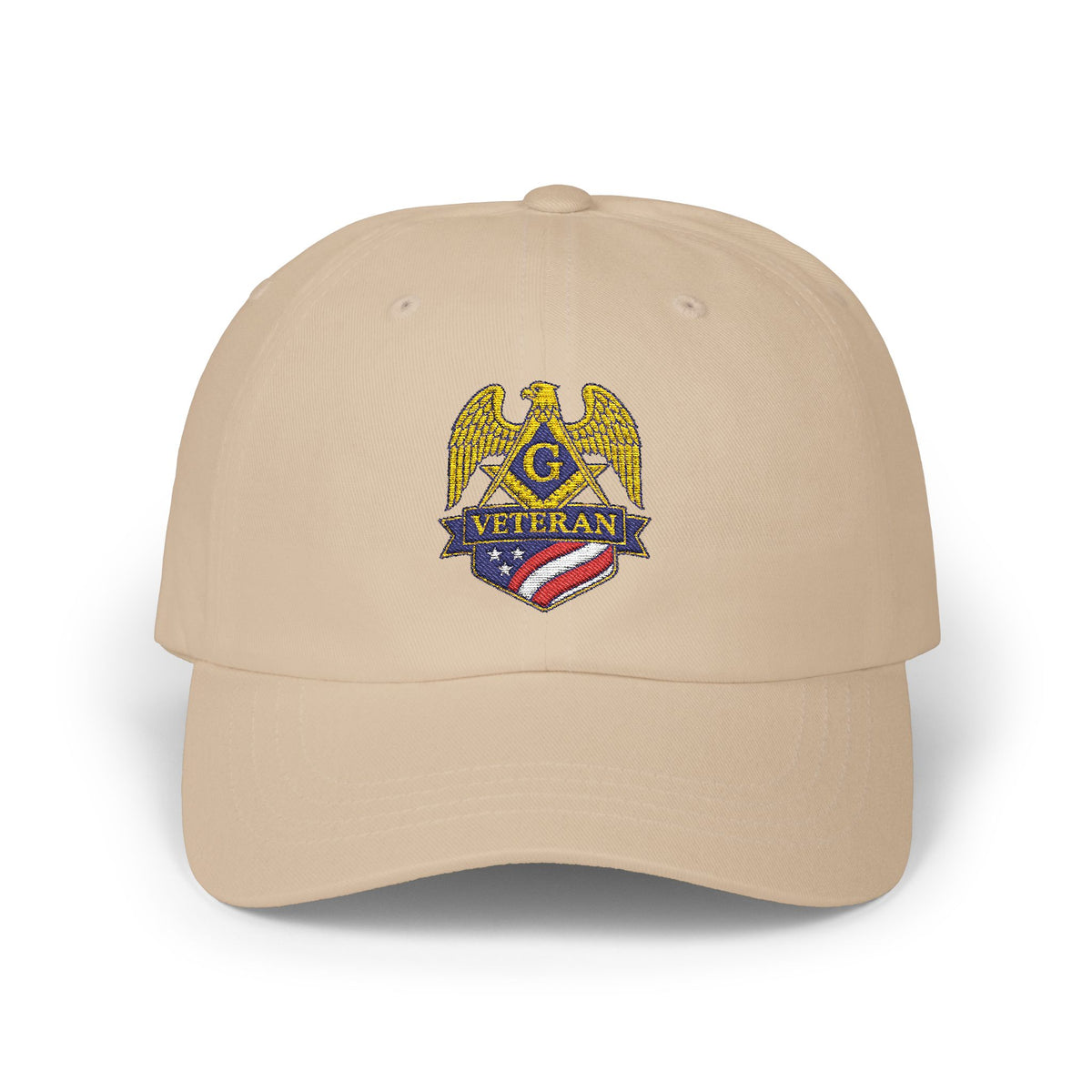 Master Mason Blue Lodge Baseball Cap - Embroidered Veteran Mason Dad Cap - Bricks Masons