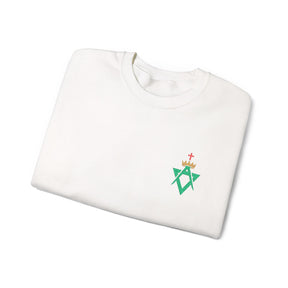 Allied Masonic Degrees Sweatshirt - Crewneck Front Embroidery - Bricks Masons
