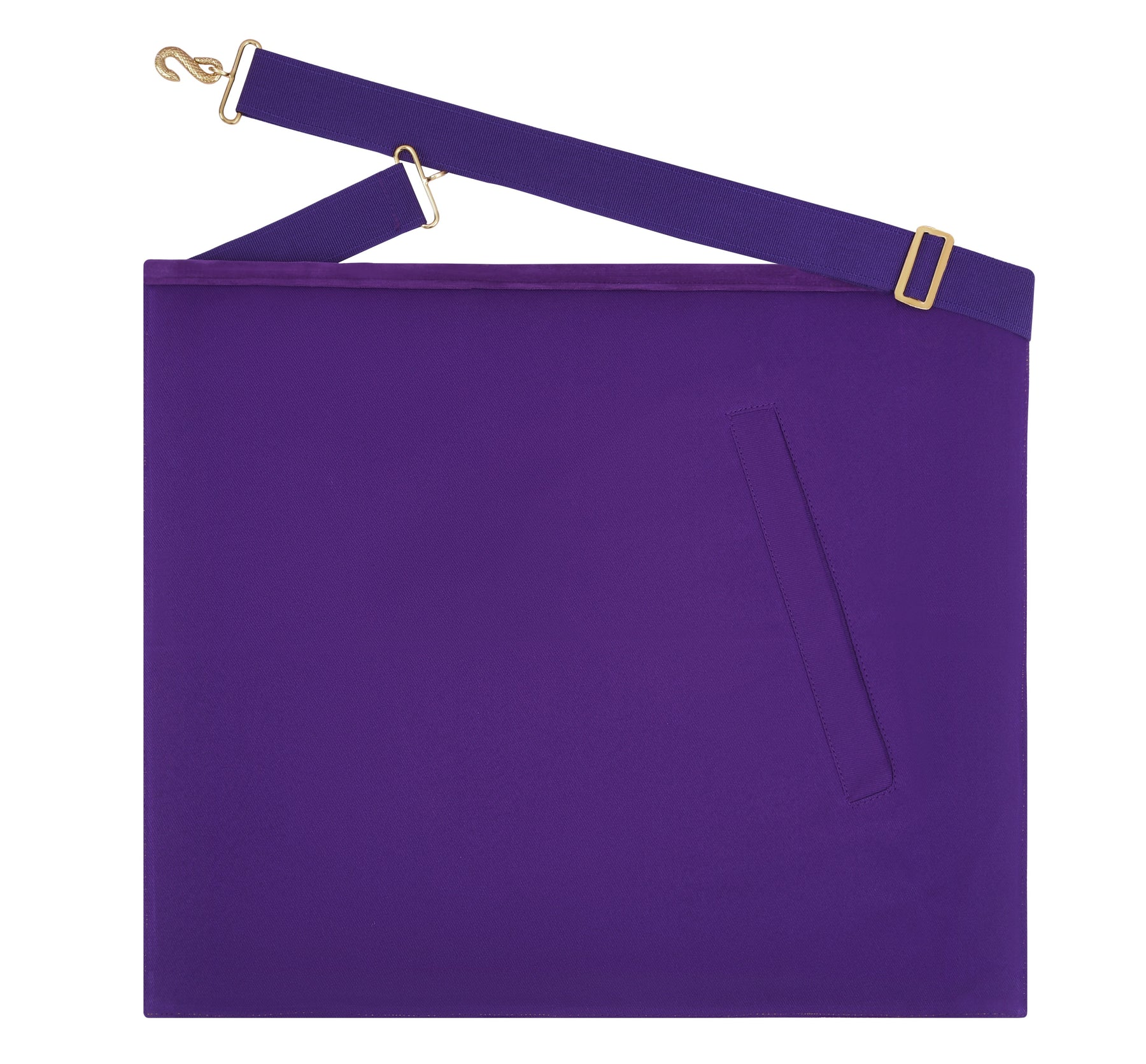 Captain Royal Arch Chapter Officer Apron - Bullion Hand Embroidery - Bricks Masons