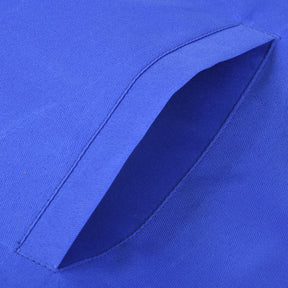 Past Master Blue Lodge Apron - White Cotton With Blue Tassels - Bricks Masons