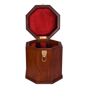 Masonic Fez Case - Pure Rosewood With Mat Finish - Bricks Masons