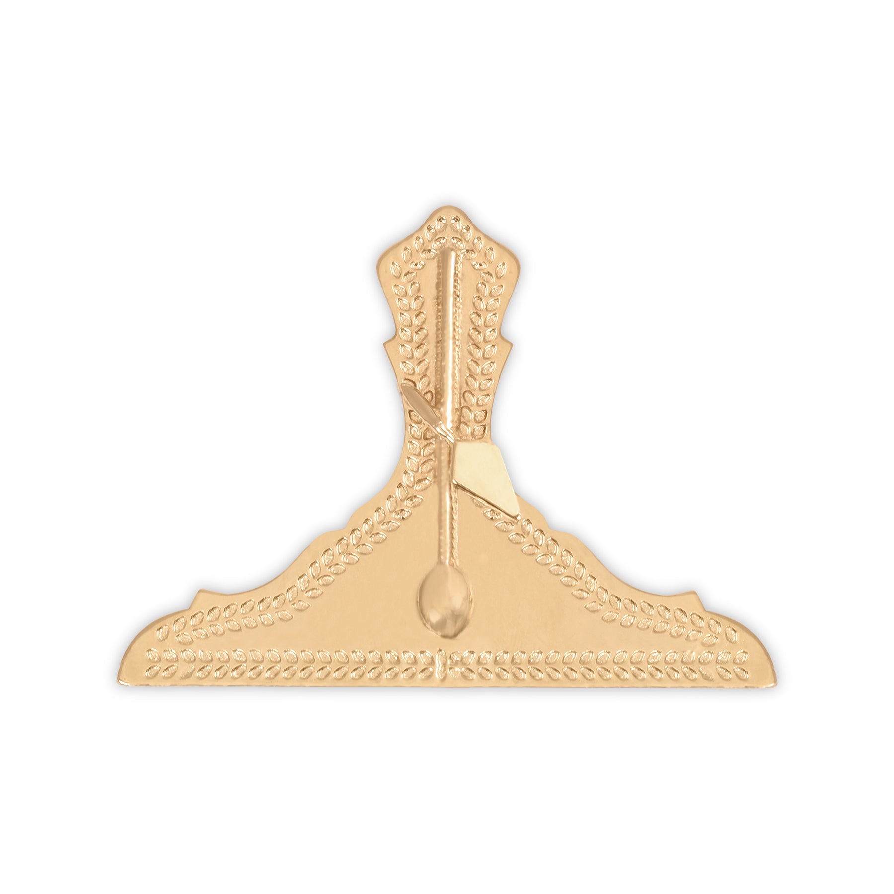 Deputy Master Royal & Select Masters Officer Collar Jewel - Gold Plated Trowel & Level - Bricks Masons