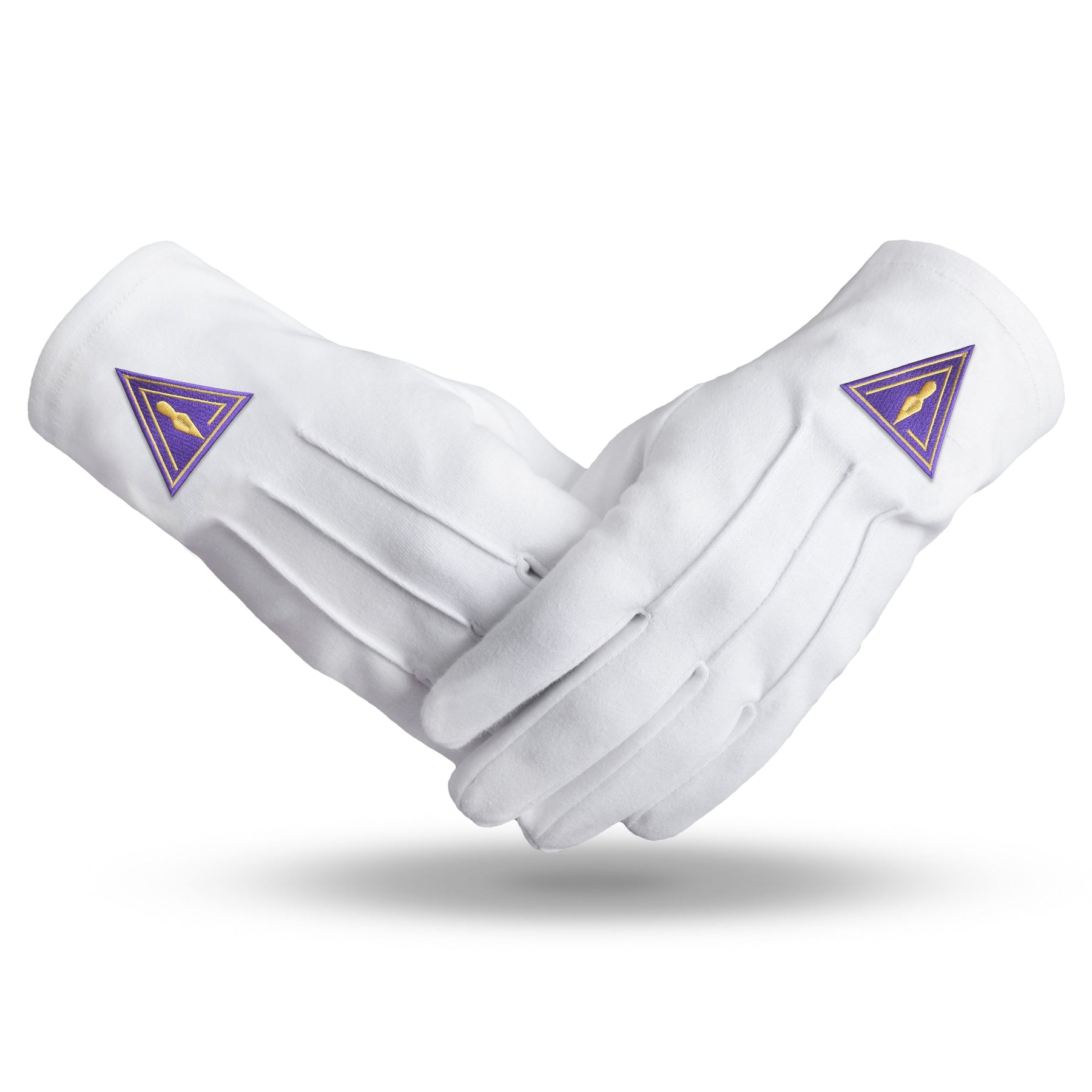 Royal & Select Masters English Regulation Glove - Pure Cotton With Purple Patch - Bricks Masons