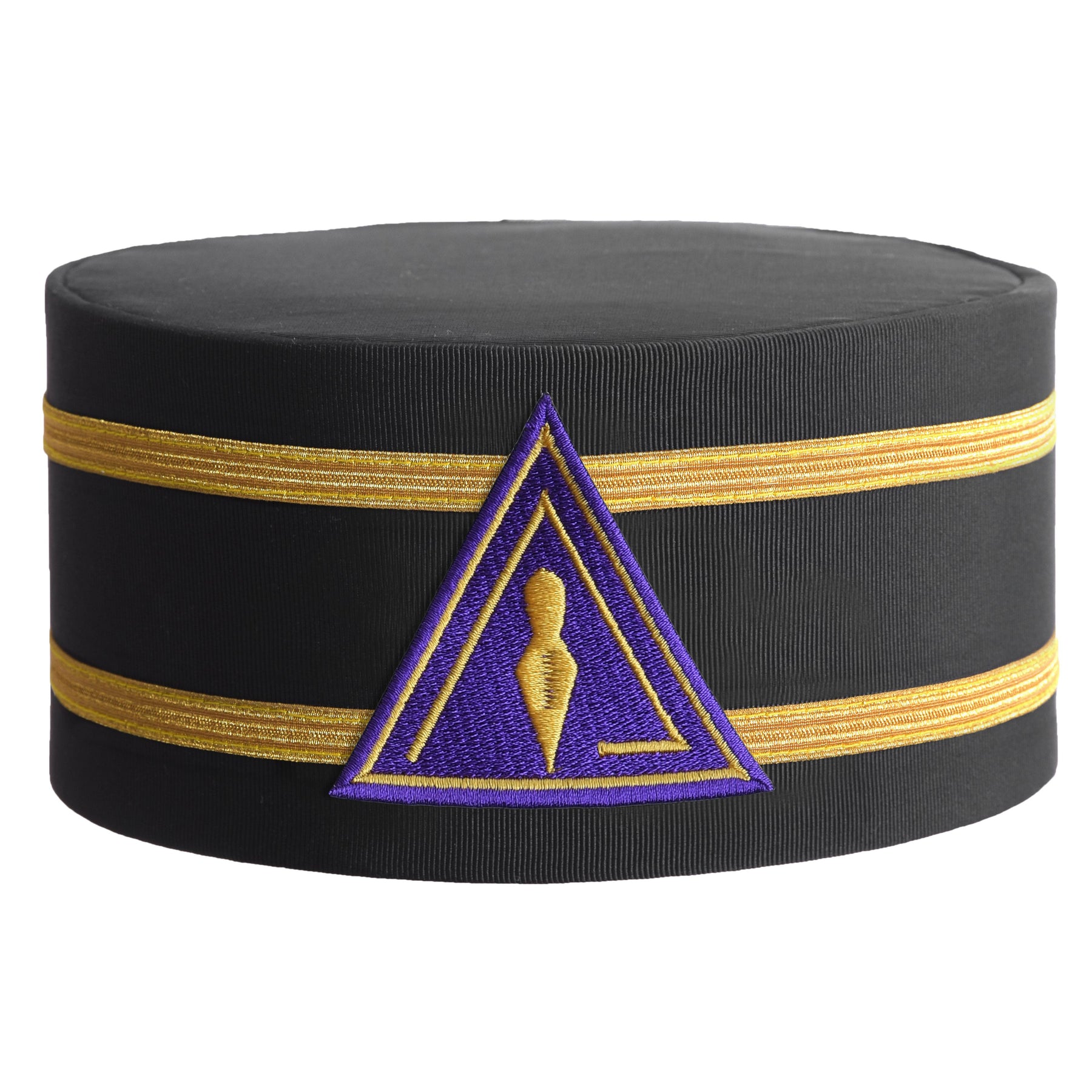 Royal & Select Masters Council Crown Cap - Purple Patch With Double Braid - Bricks Masons