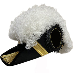 Eminent Commander Knights Templar Chapeau - All White Plumes - Bricks Masons