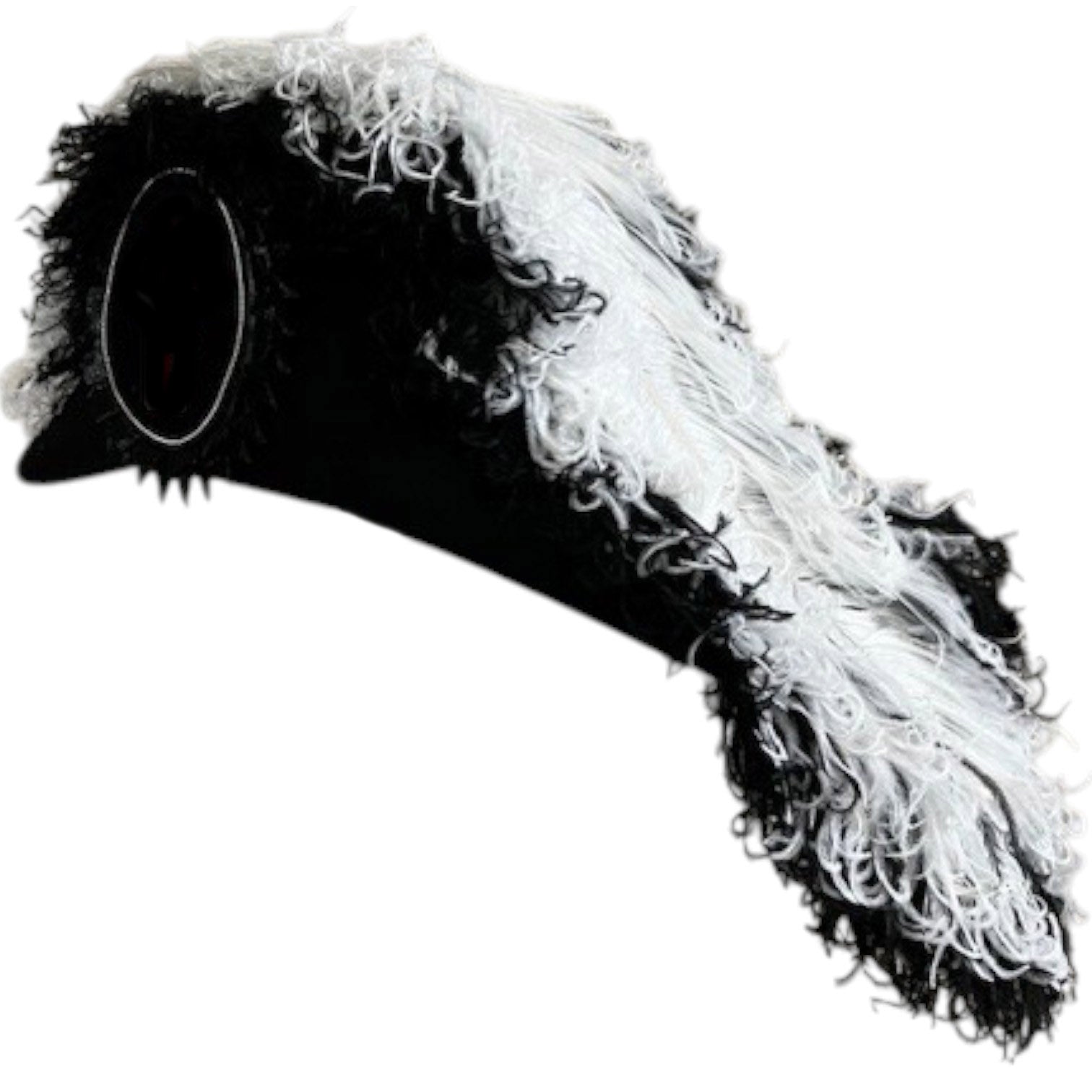 Grand Encampment Officer Knights Templar Chapeau - Black Underlayer Plumes - Bricks Masons