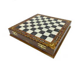 Master Mason Blue Lodge Chess Set - 16.5" (42cm)