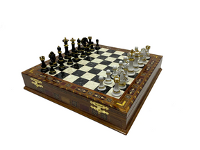 OES Chess Set - 16.5" (42cm) - Bricks Masons