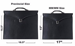 Royal Arch Chapter Apron Case - Red Leather MM, WM, Provincial