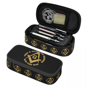 Master Mason Blue Lodge Office Tools Case - Free & Accepted Masons