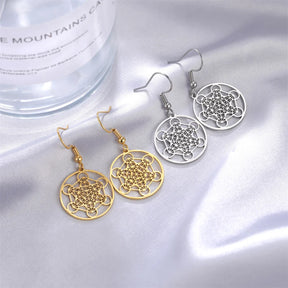 Ancient Israel Earring - Stainless Steel Kabbalah - Bricks Masons