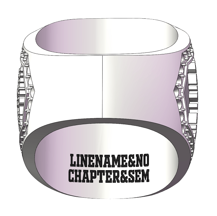 Master Mason Blue Lodge Ring - Sterling Silver Rhinestones With S&C - Bricks Masons