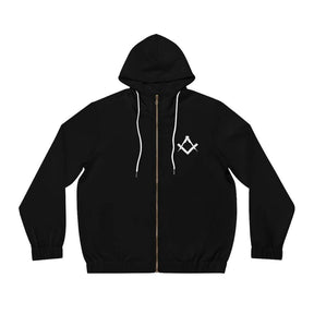 Master Mason Blue Lodge Hoodie - Black with Square & Compass