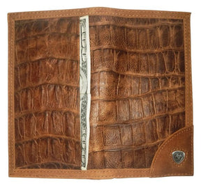 Master Mason Blue Lodge Wallet - Ariat Gator Print TX Mason