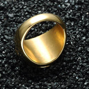 Eye Of Providence Ring - Pyramid Classic Golden - Bricks Masons