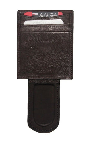 Master Mason Blue Lodge Wallet - Money Clip Black Leather