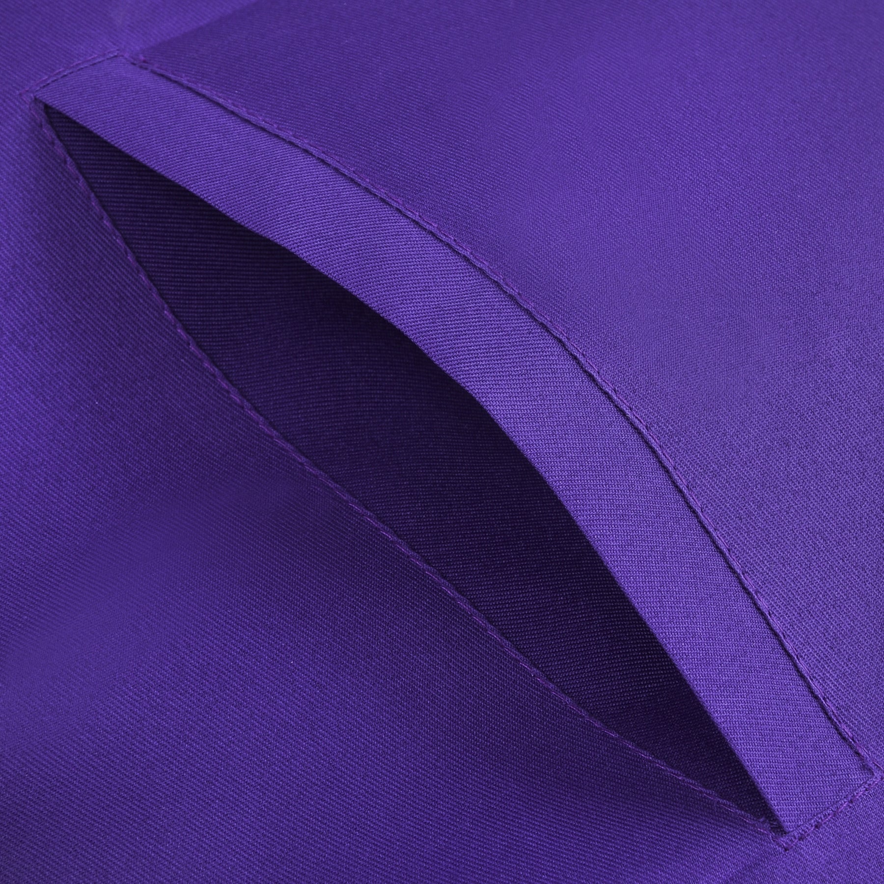 Grand Master Blue Lodge Apron - Purple Velvet Gold Bullion With Golden Braid Fringe - Bricks Masons